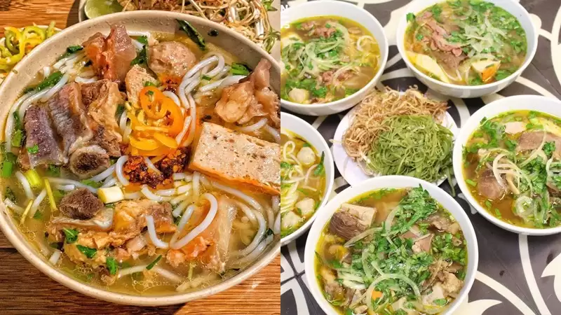 Bún bò chuẩn vị Huế đậm đà, cay nồng