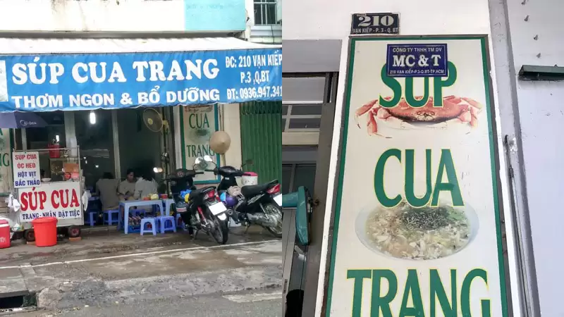 Súp Cua Trang