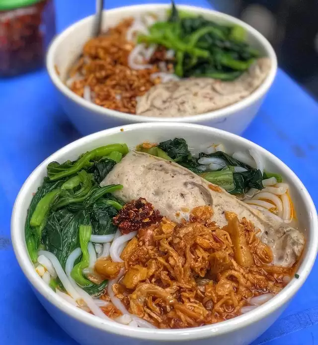 Canh bún chợ Thanh Hà