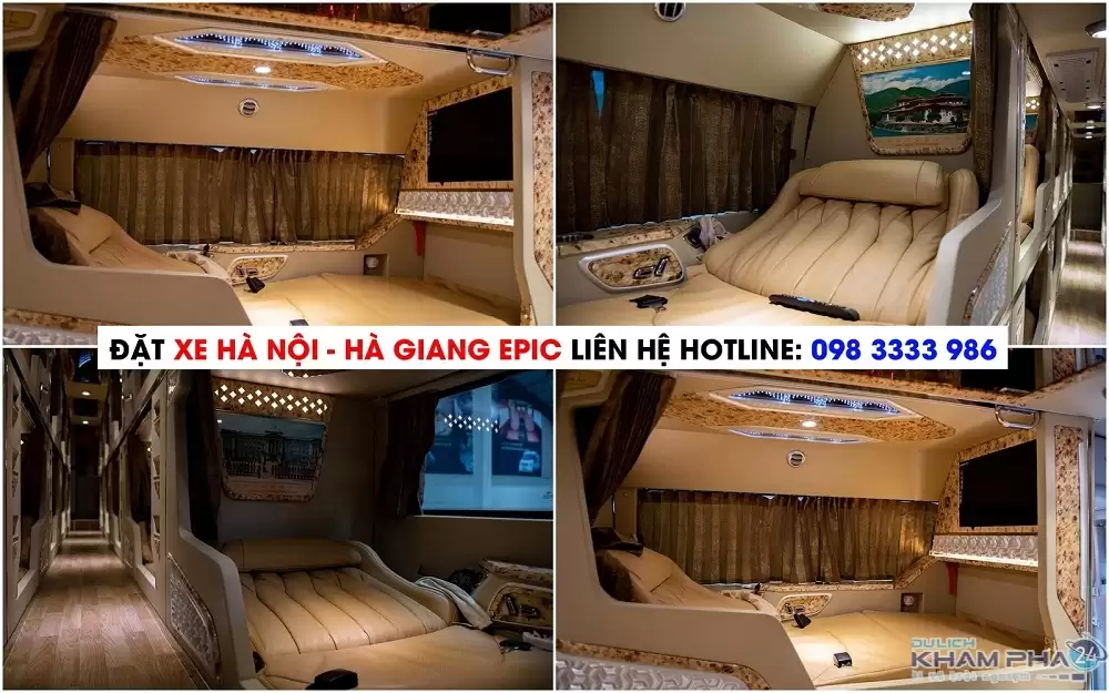 Xe khách cung điện tuyến Hà Nội – Hà Giang