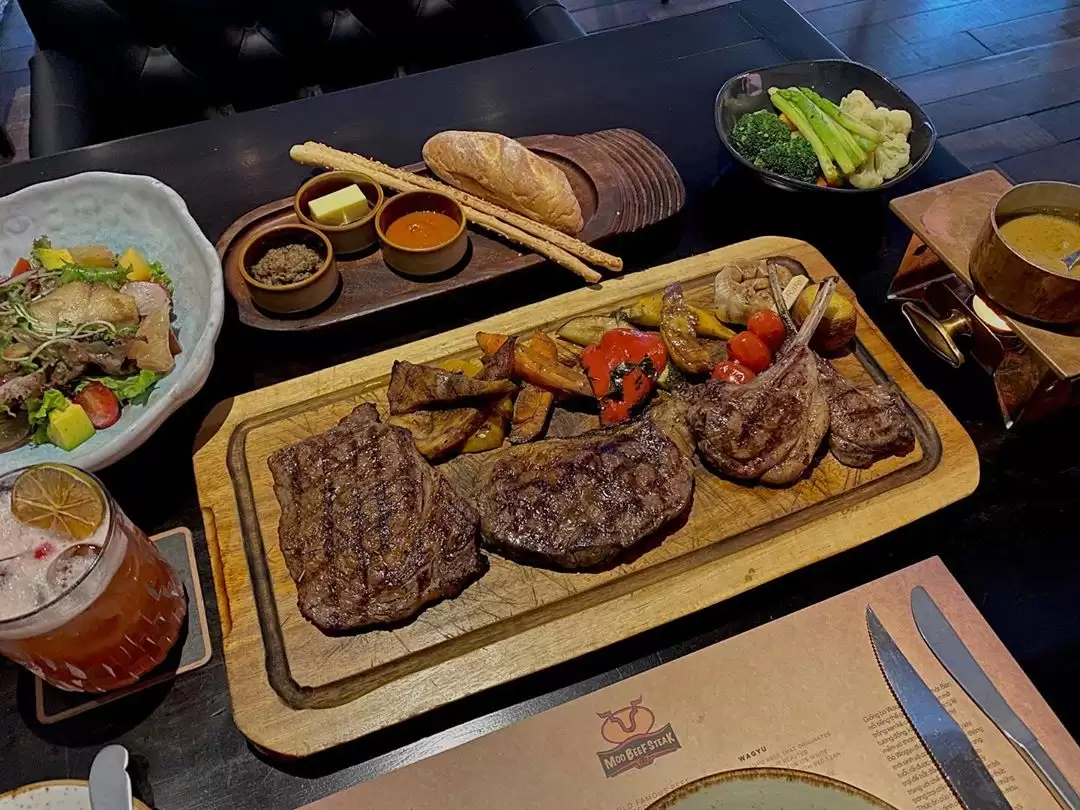 MOO Beefsteak là quán bít tết ngon ở Hà Nội có giá bình dân