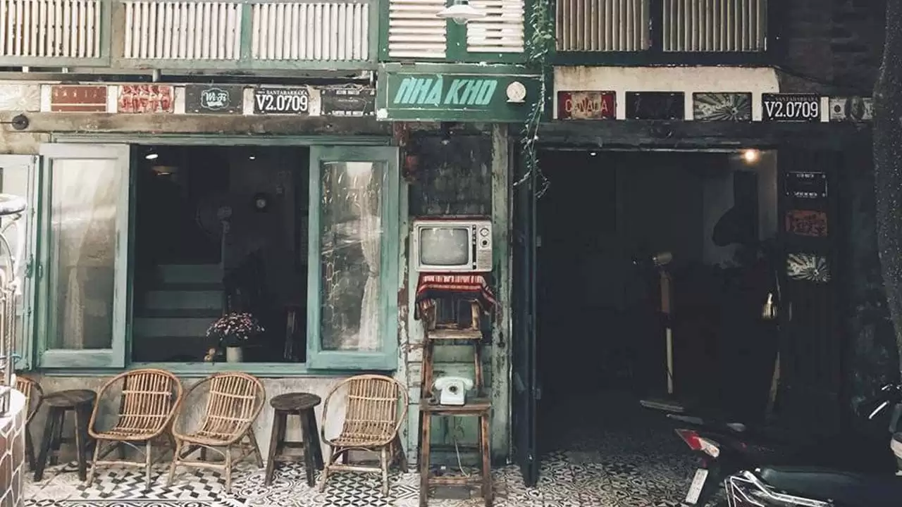 Cafe nhà kho với thiết kế vintage cùng không gian ấm áp, tinh tế. Nguồn: Internet