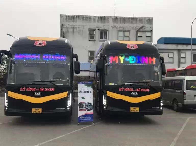 xe limousine Hà Nội Hà Giang mạnh quân