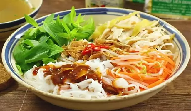 Phở trộn đều